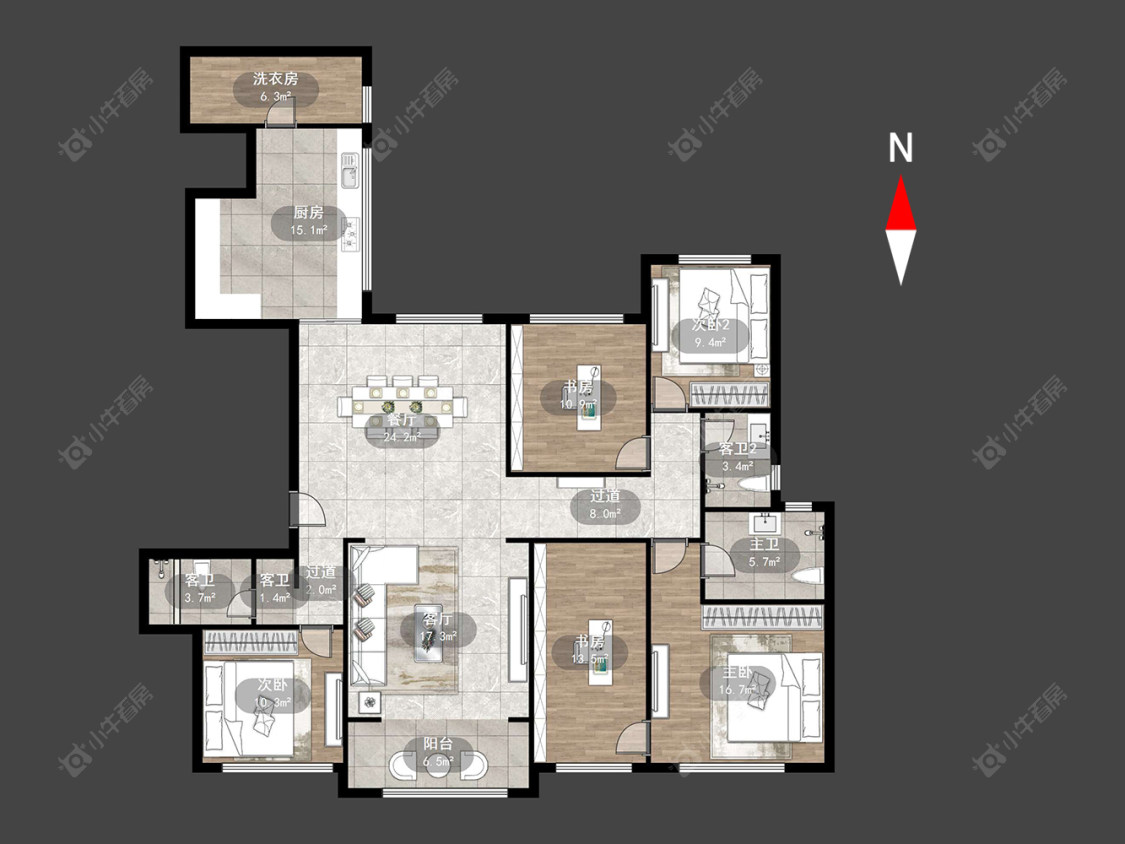 常州金地格林郡在售二手房源户型图_小牛看房