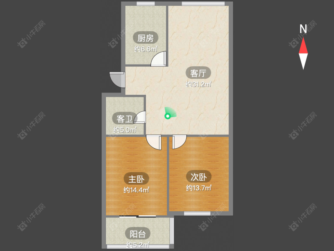 常州站北新村新站北在售二手房源户型图_小牛看房