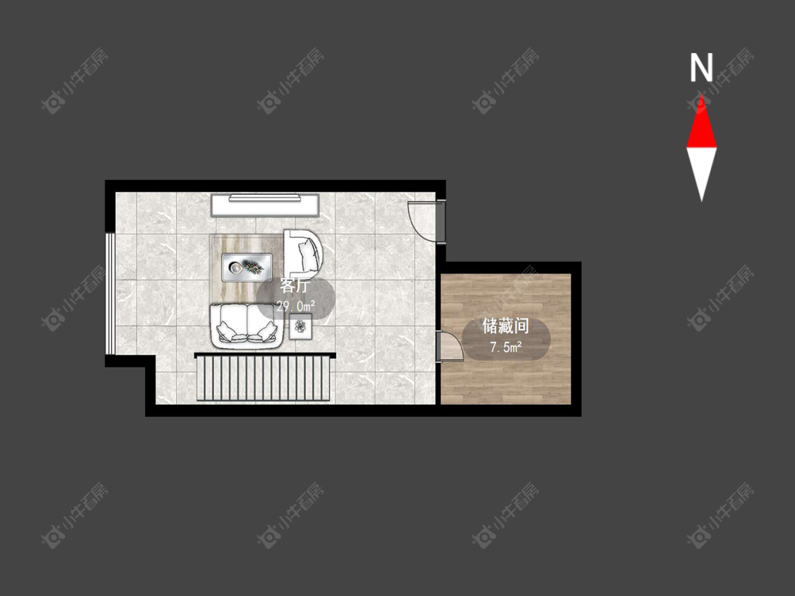 常州荣盛曼哈顿广场在售二手房源户型图_小牛看房