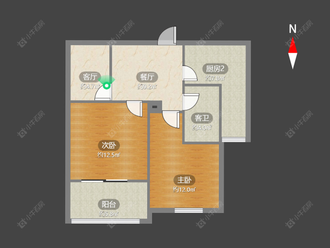 御源林城西区房源户型图 常州御源林城西区在售二手房源户型图_小牛看房