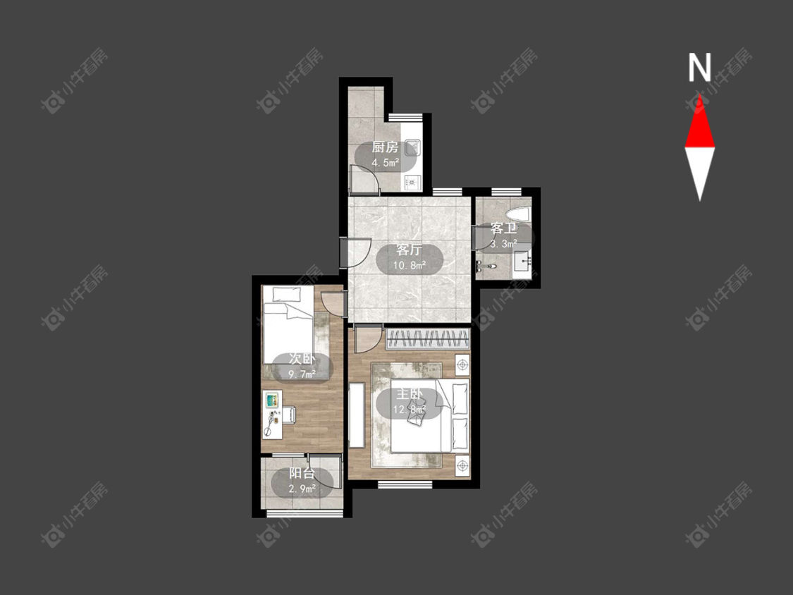 常州翠竹新村南区在售二手房房源户型图_小牛看房
