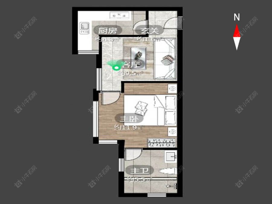 泰盈八千里房源户型图 常州泰盈八千里在售二手房源户型图_小牛看房