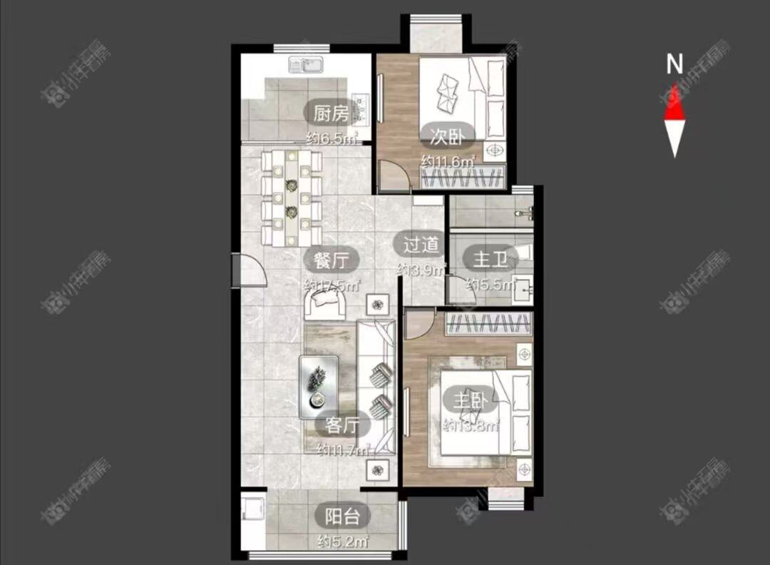 常州龙城花园在租房源室内图_小牛看房