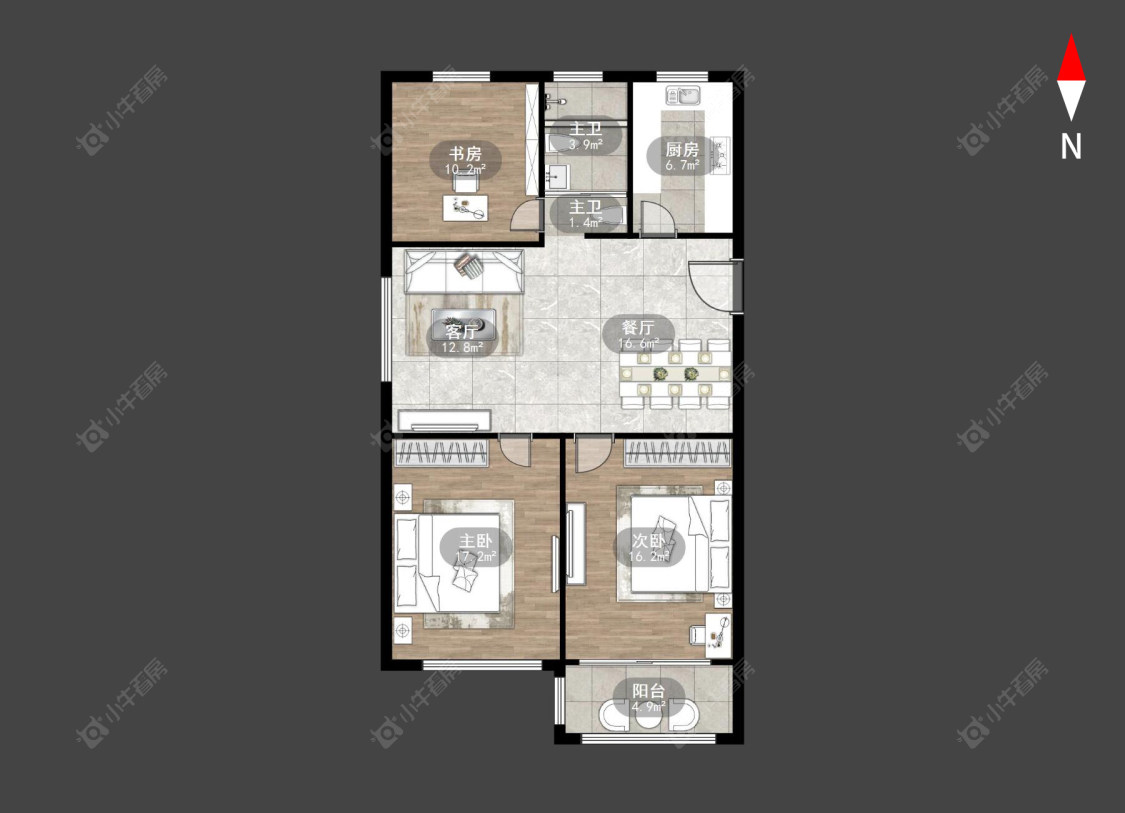 常州关河西路在售二手房房源户型图_小牛看房