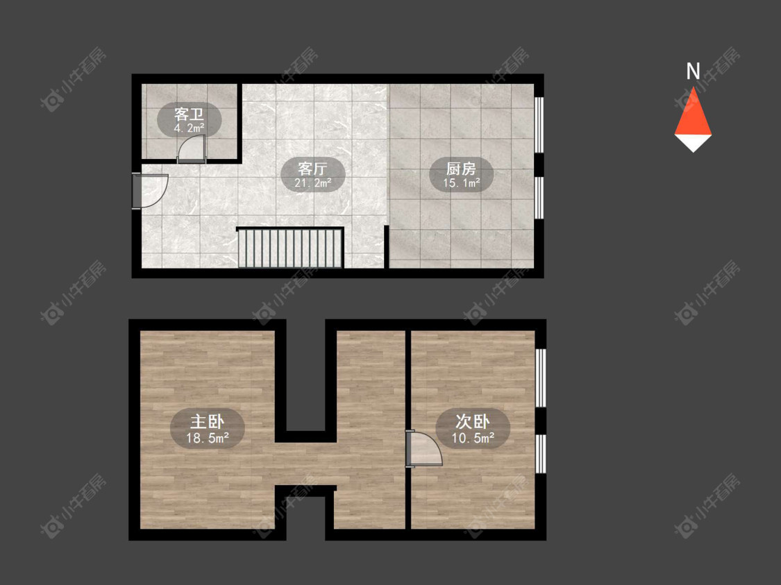 常州吾悦广场全能家公寓在售二手房房源户型图_小牛看房