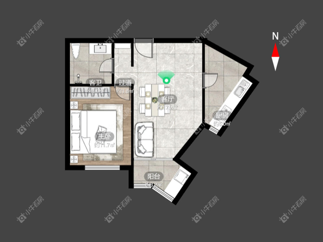 常州永宁星座公寓在租房源_小牛看房