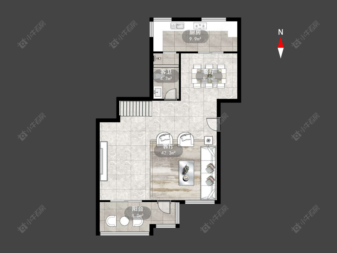 常州城南花园在售二手房源户型图_小牛看房