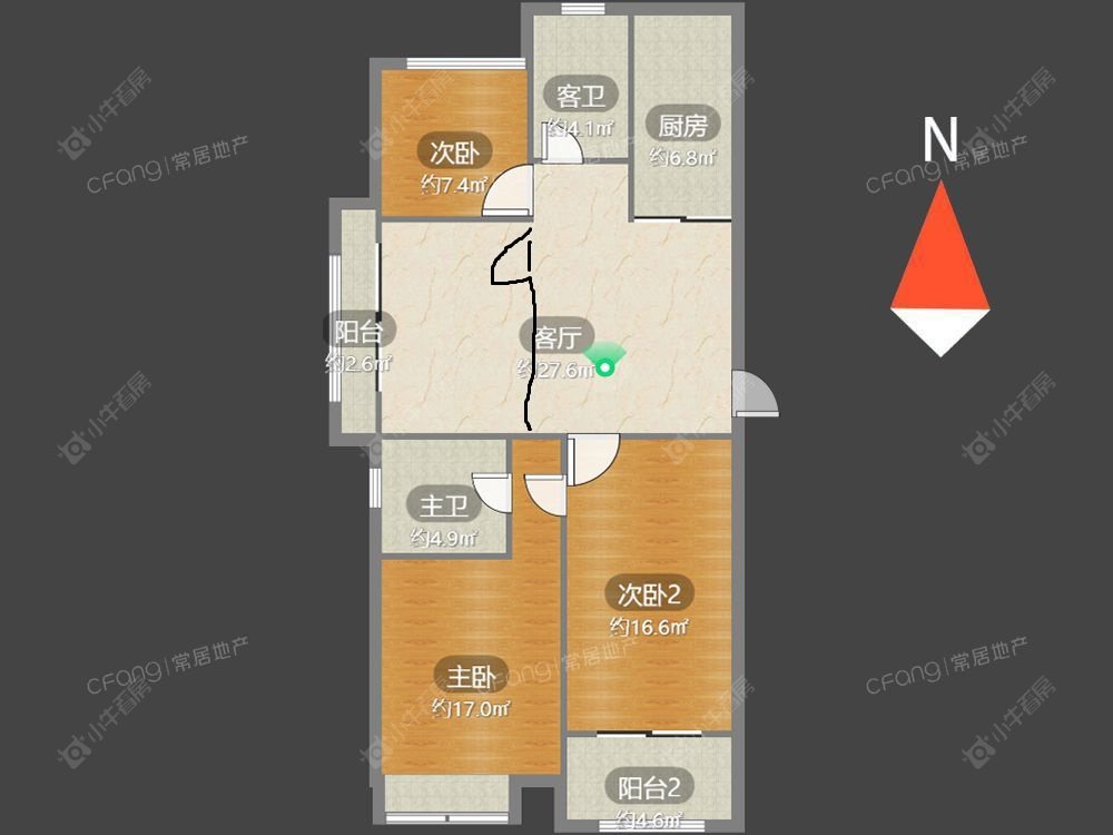 常州紫金城北区在租房源_小牛看房