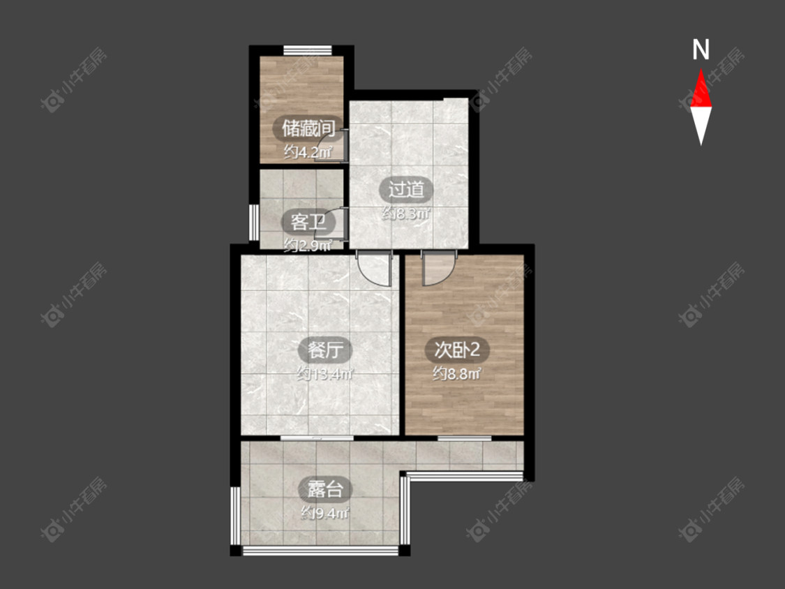 常州荆川里在售二手房源户型图_小牛看房