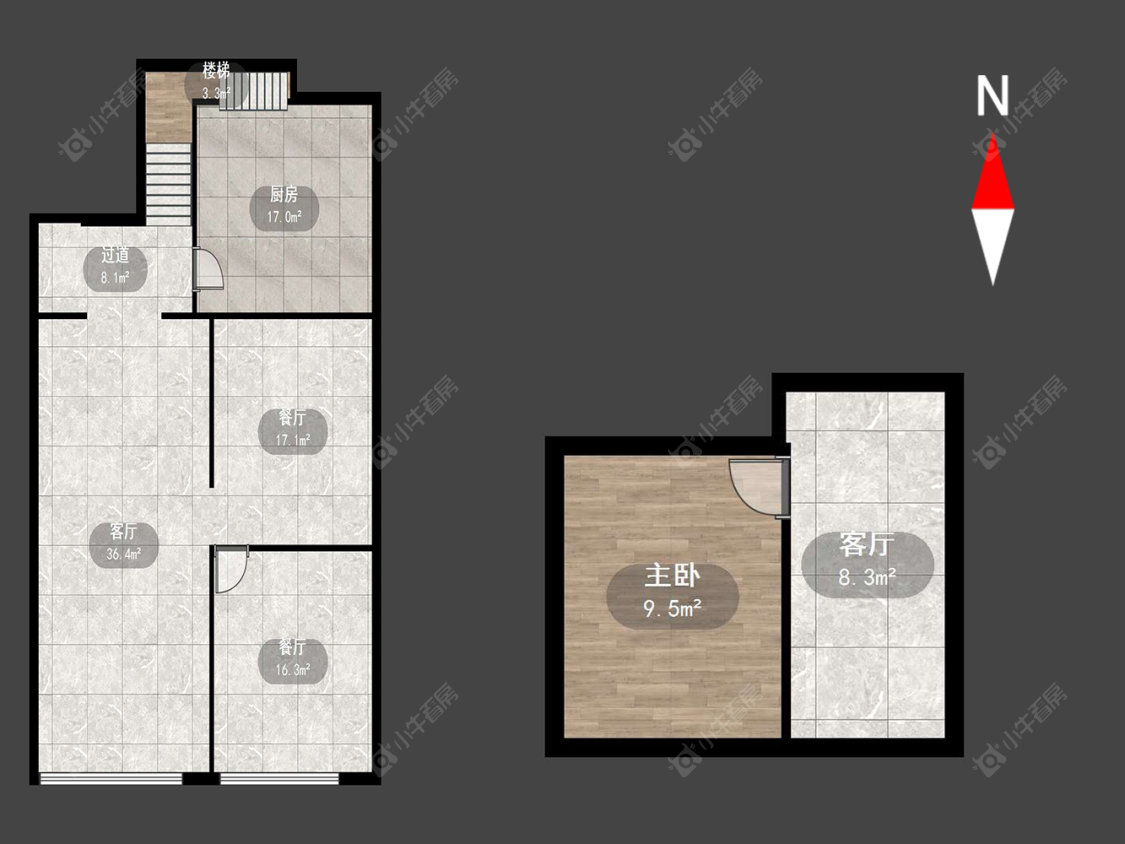 常州荣盛曼哈顿广场在售二手房源户型图_小牛看房