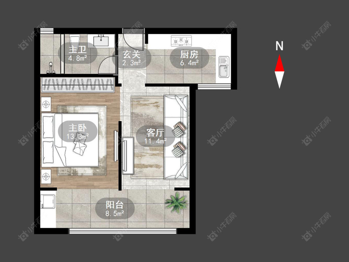 府翰苑西区房源户型图 常州府翰苑西区在售二手房源户型图_小牛看房
