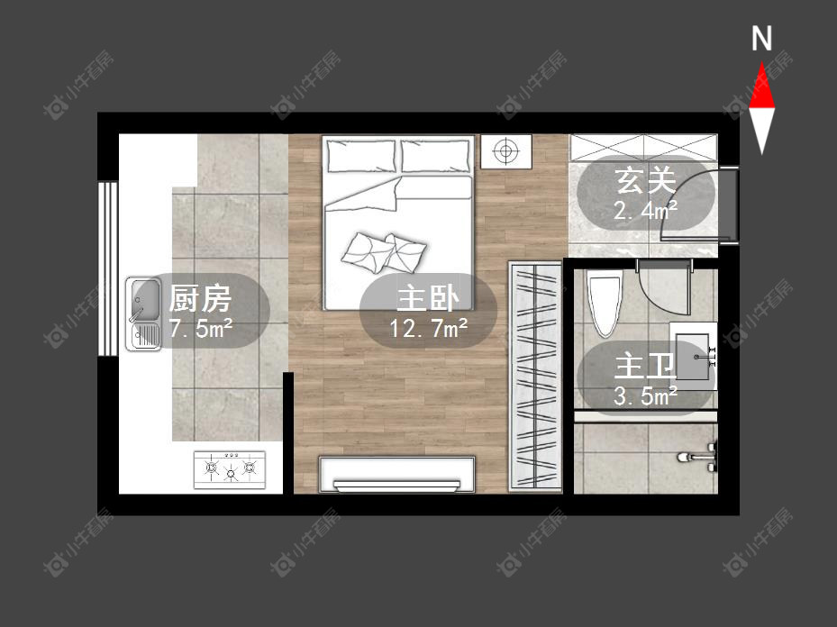 常州金色新城西区在售二手房房源户型图_小牛看房