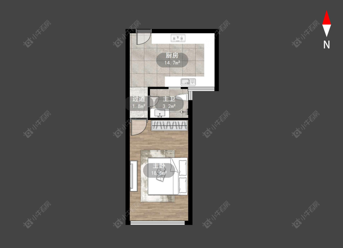 九洲新世界广场房源户型图 常州九洲新世界广场在售二手房源户型图_小牛看房