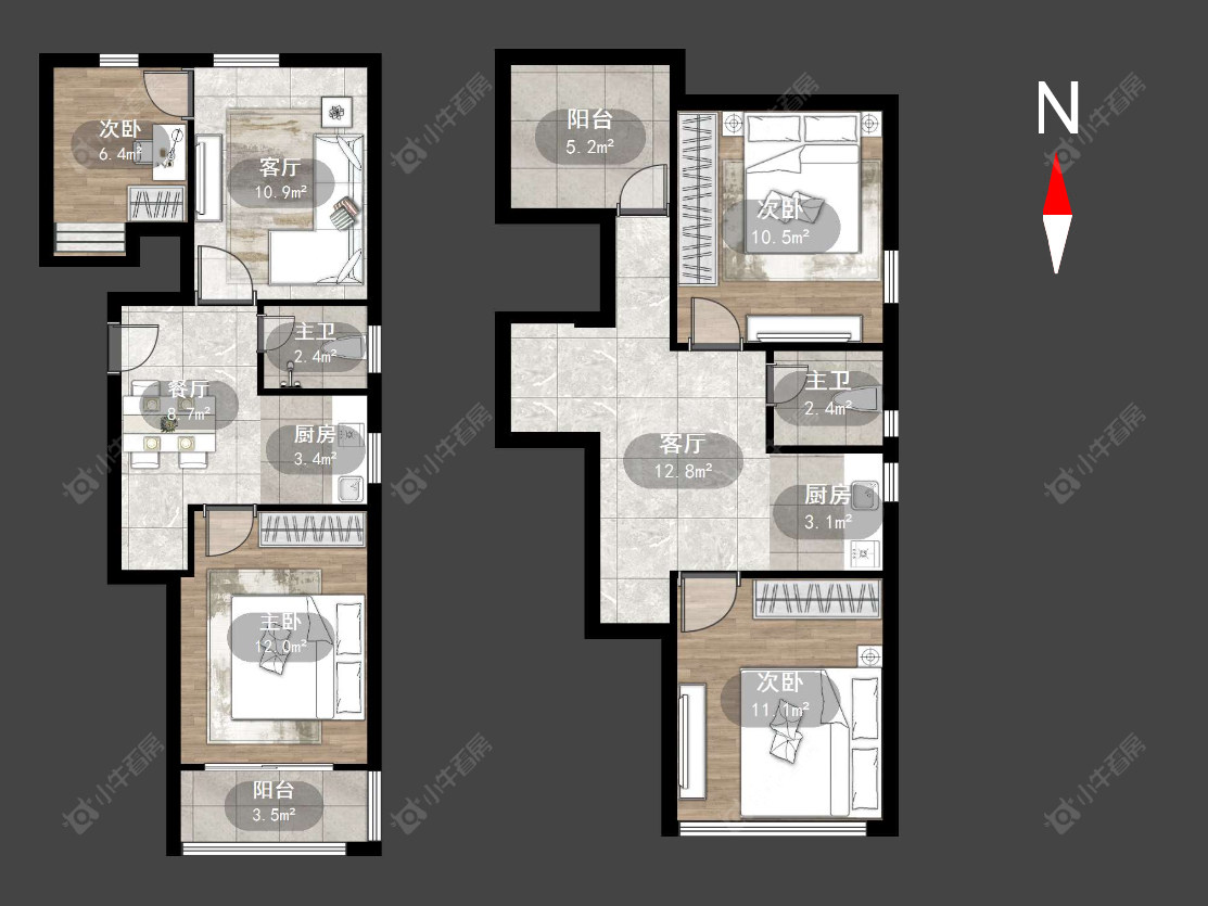 清凉新村房源户型图 常州清凉新村在售二手房源户型图_小牛看房