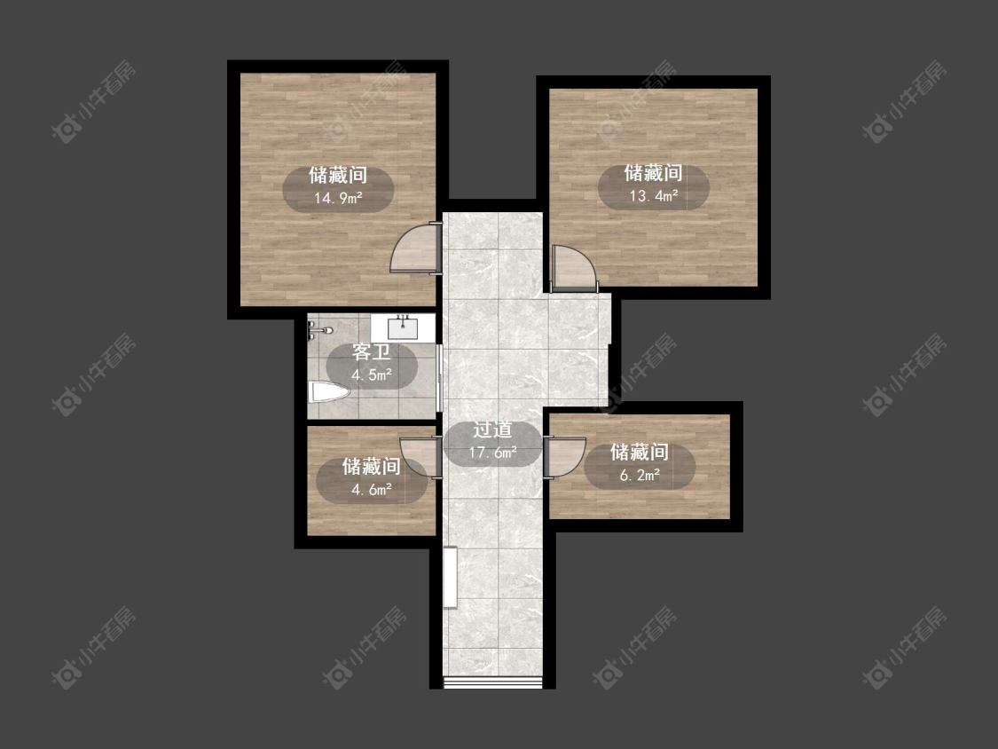 丹阳石城郦家中心村在售二手房源户型图_小牛看房