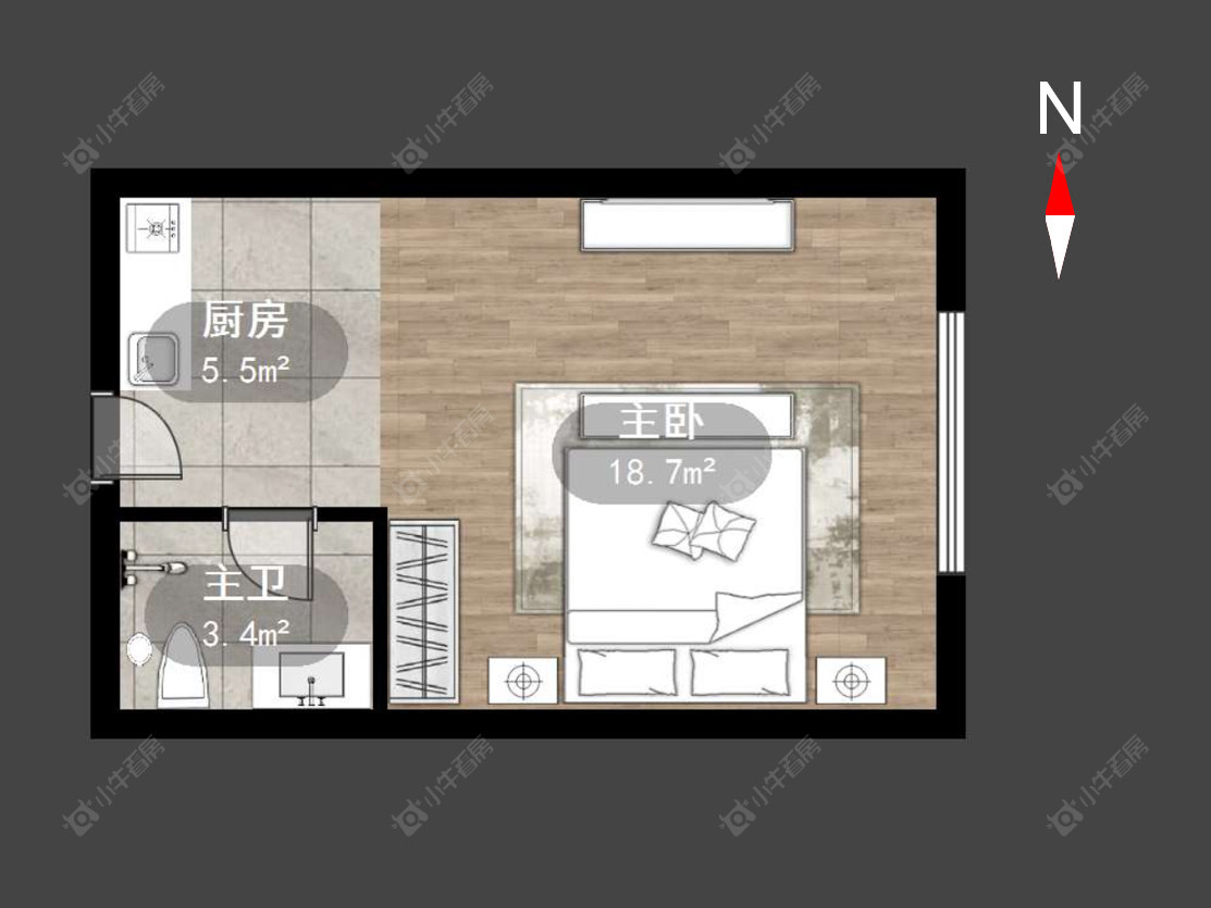 常州金钻公寓在售二手房房源户型图_小牛看房