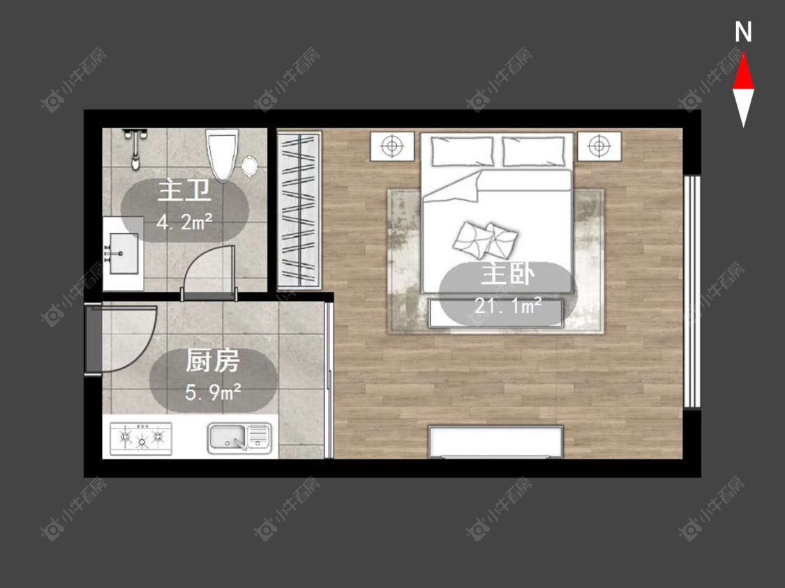 常州宝龙城市广场在售二手房源户型图_小牛看房