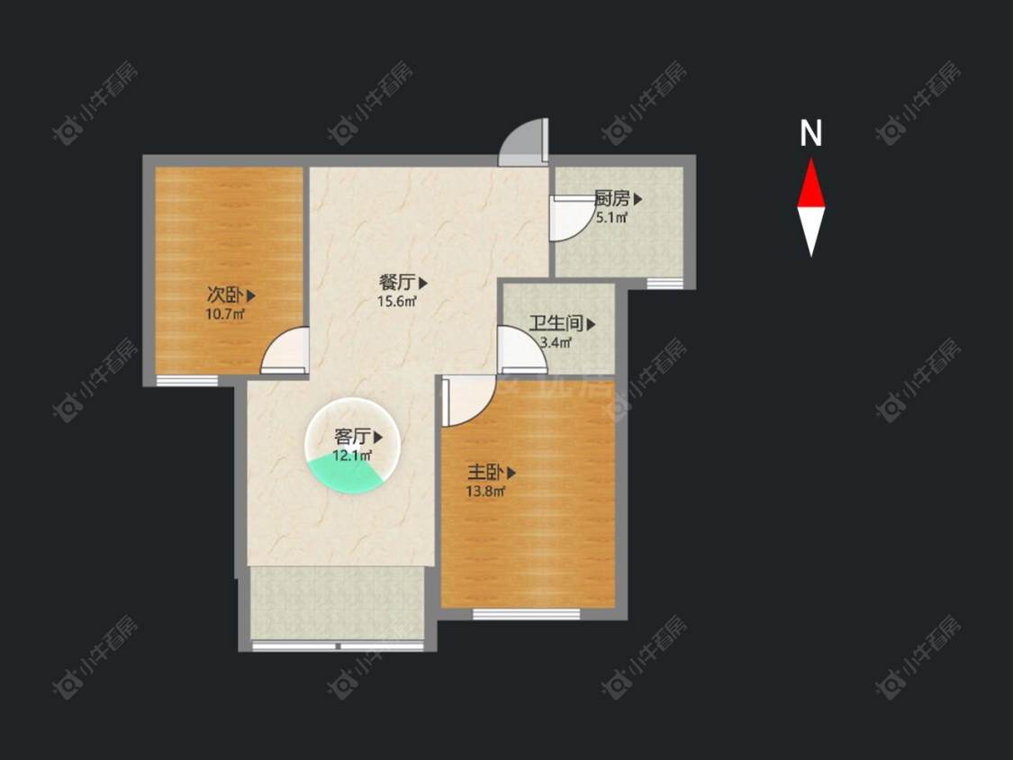 常州景城名轩在售二手房源户型图_小牛看房