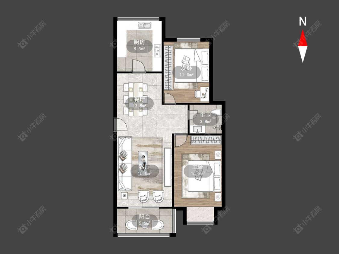 绿园爱舍北区房源户型图 常州绿园爱舍北区在售二手房源户型图_小牛看房