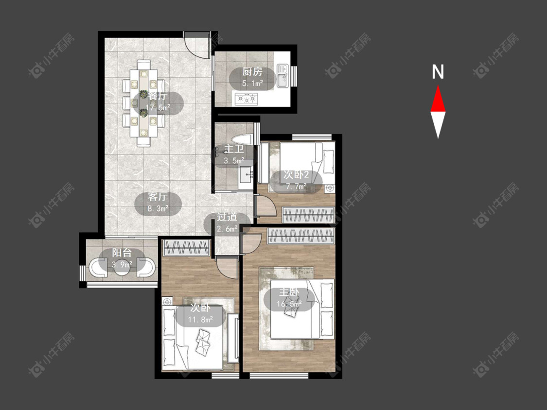 常州绿都万和城七区在售二手房源户型图_小牛看房