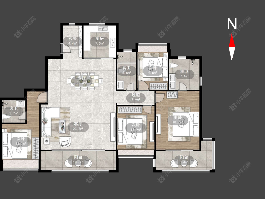 常州山和风华在售二手房源户型图_小牛看房