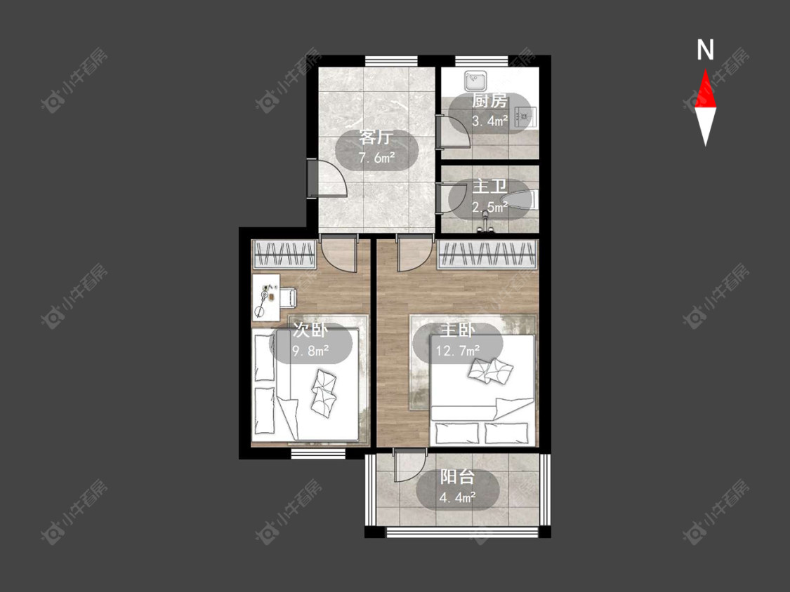花园新村(钟楼)房源户型图 常州花园新村(钟楼)在售二手房源户型图_小牛看房