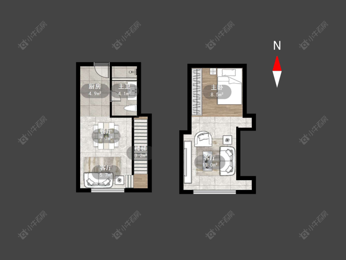 常州天奕云著在售二手房源户型图_小牛看房