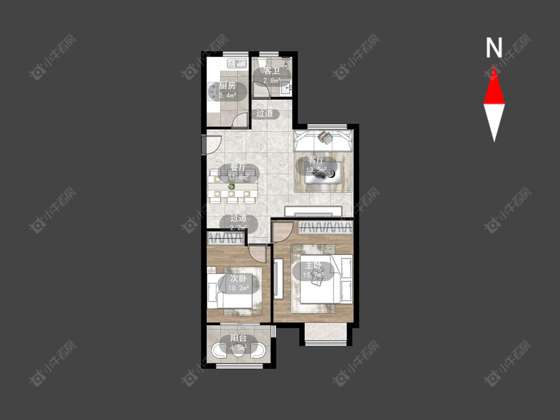 青竹苑B区房源户型图 常州青竹苑B区在售二手房源户型图_小牛看房
