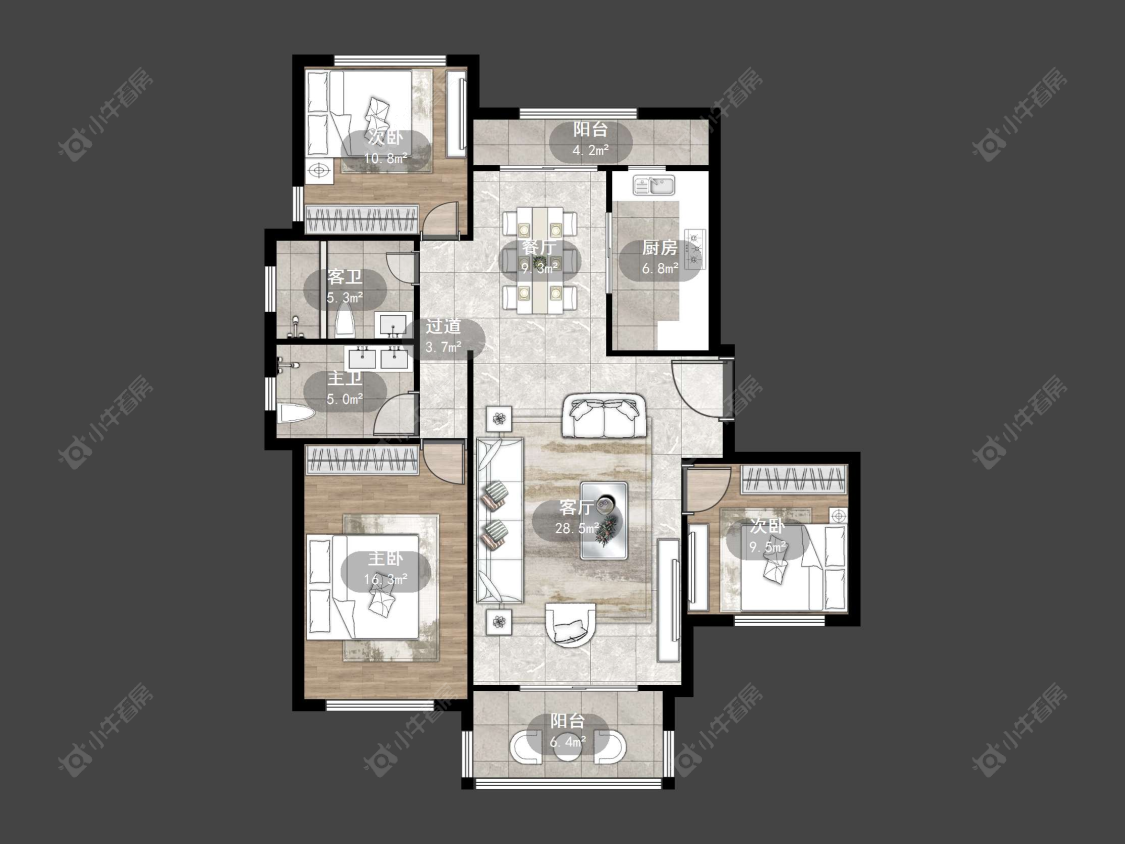 丹阳御珑湾(丹阳)在售二手房源户型图_小牛看房