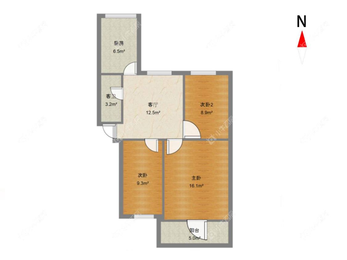 兰翔新村房源户型图 常州兰翔新村在租房源户型图_小牛看房