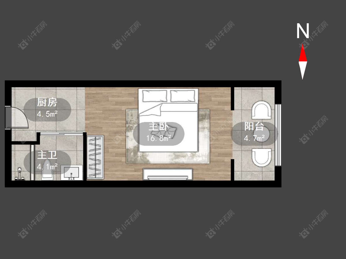 海伦小屋房源户型图 常州海伦小屋在售二手房源户型图_小牛看房