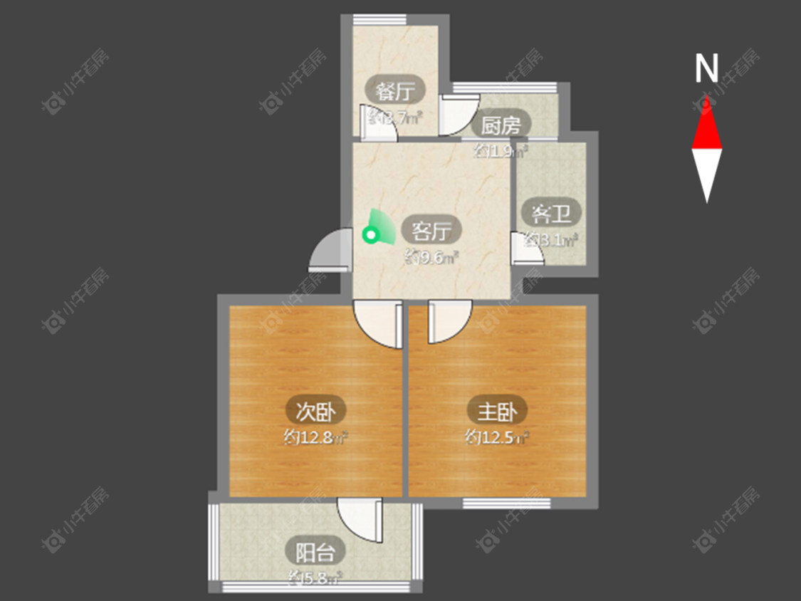 常州兰翔新村在售二手房源户型图_小牛看房