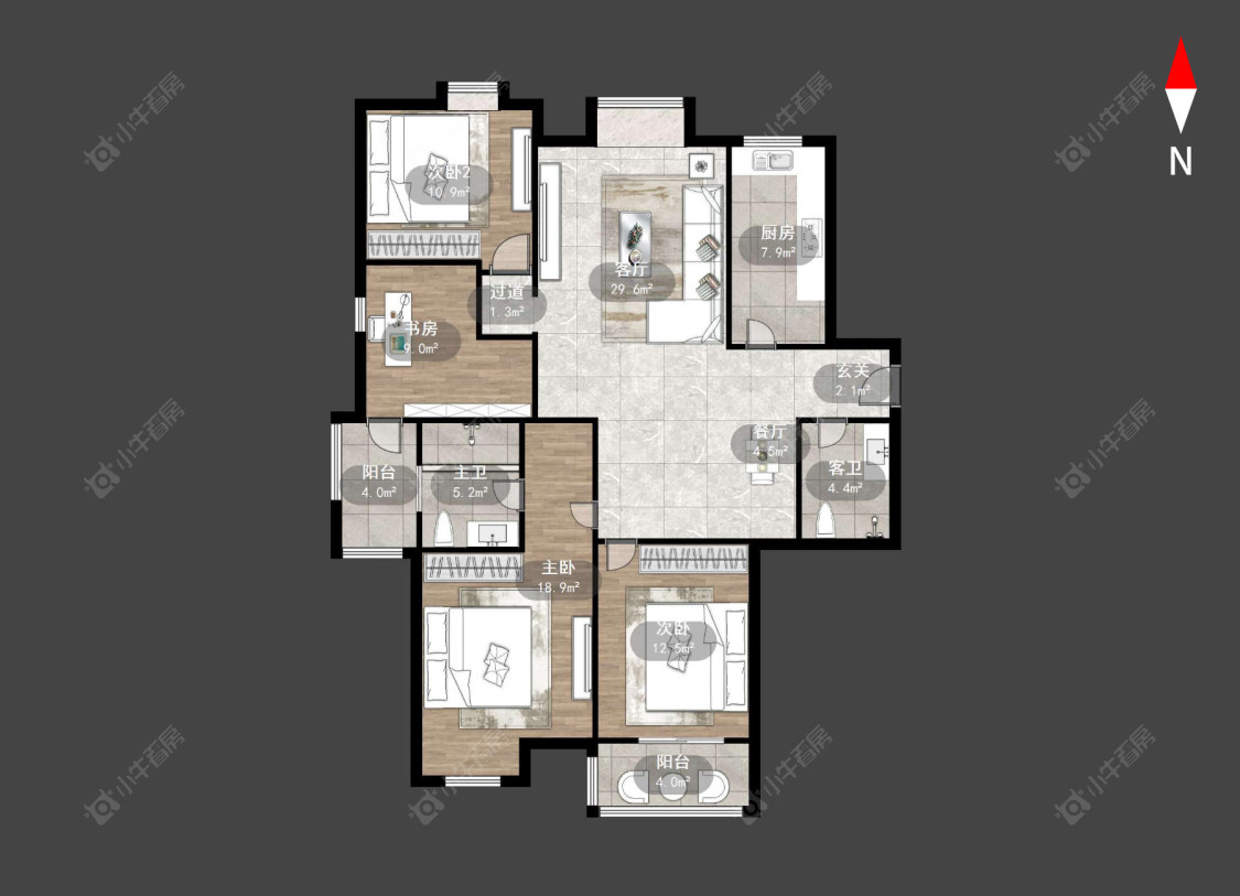 怡康花园房源户型图 常州怡康花园在售二手房源户型图_小牛看房