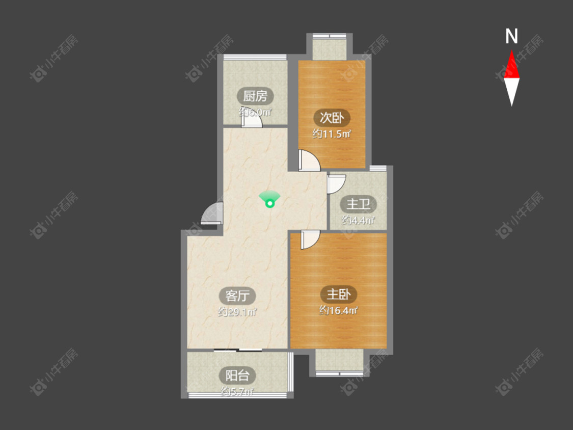 陈渡新苑房源户型图 常州陈渡新苑在售二手房源户型图_小牛看房