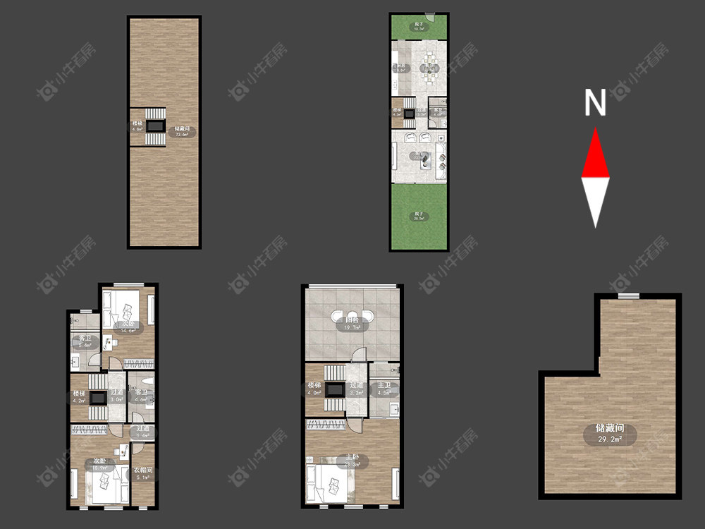 常州漫山花海（唐顿庄园）在售二手房源户型图_小牛看房