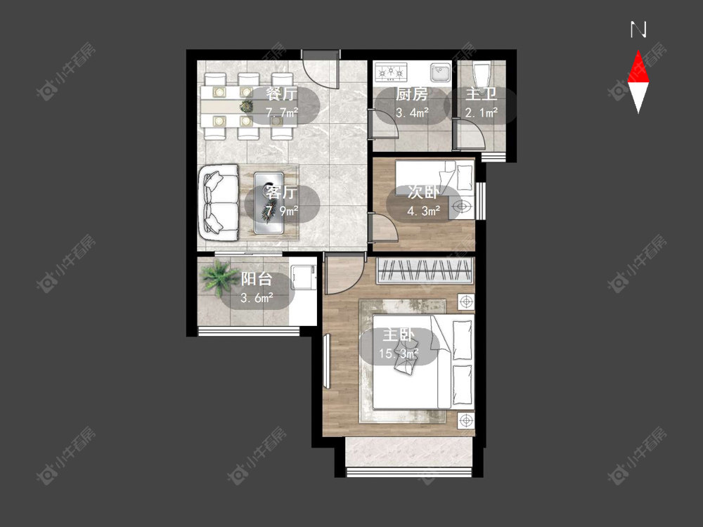 滨江明珠城东区房源户型图 常州滨江明珠城东区在售二手房源户型图_小牛看房