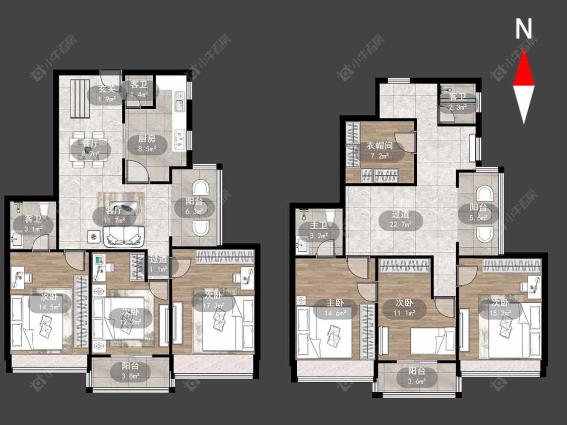 紫金公寓房源户型图 常州紫金公寓在售二手房源户型图_小牛看房