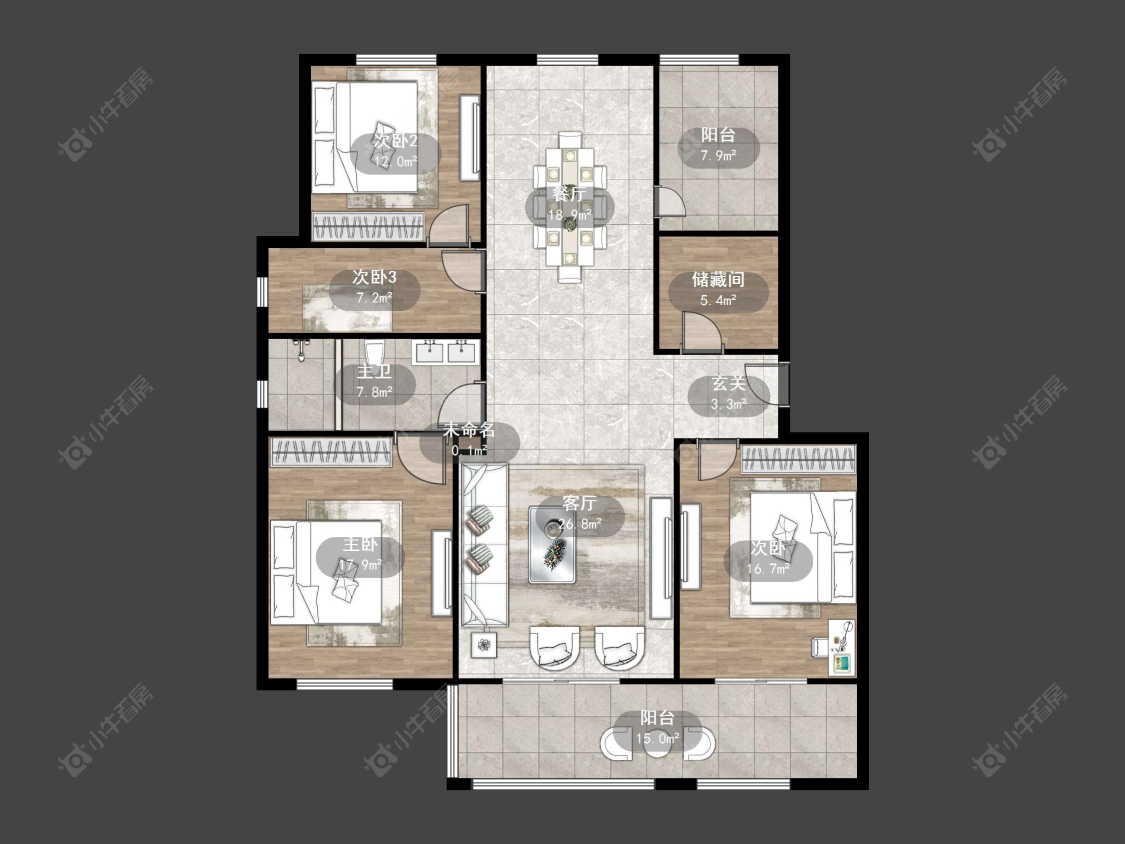 丹阳和园在售二手房源户型图_小牛看房