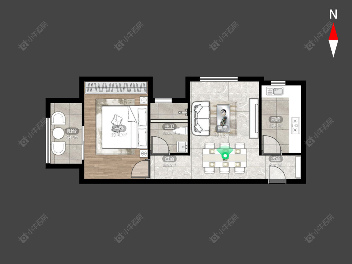 常州万博生活广场在售二手房源户型图_小牛看房