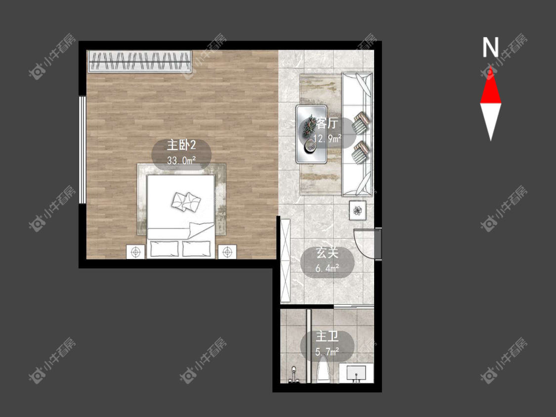 常州典雅商业广场在租房源户型图_小牛看房