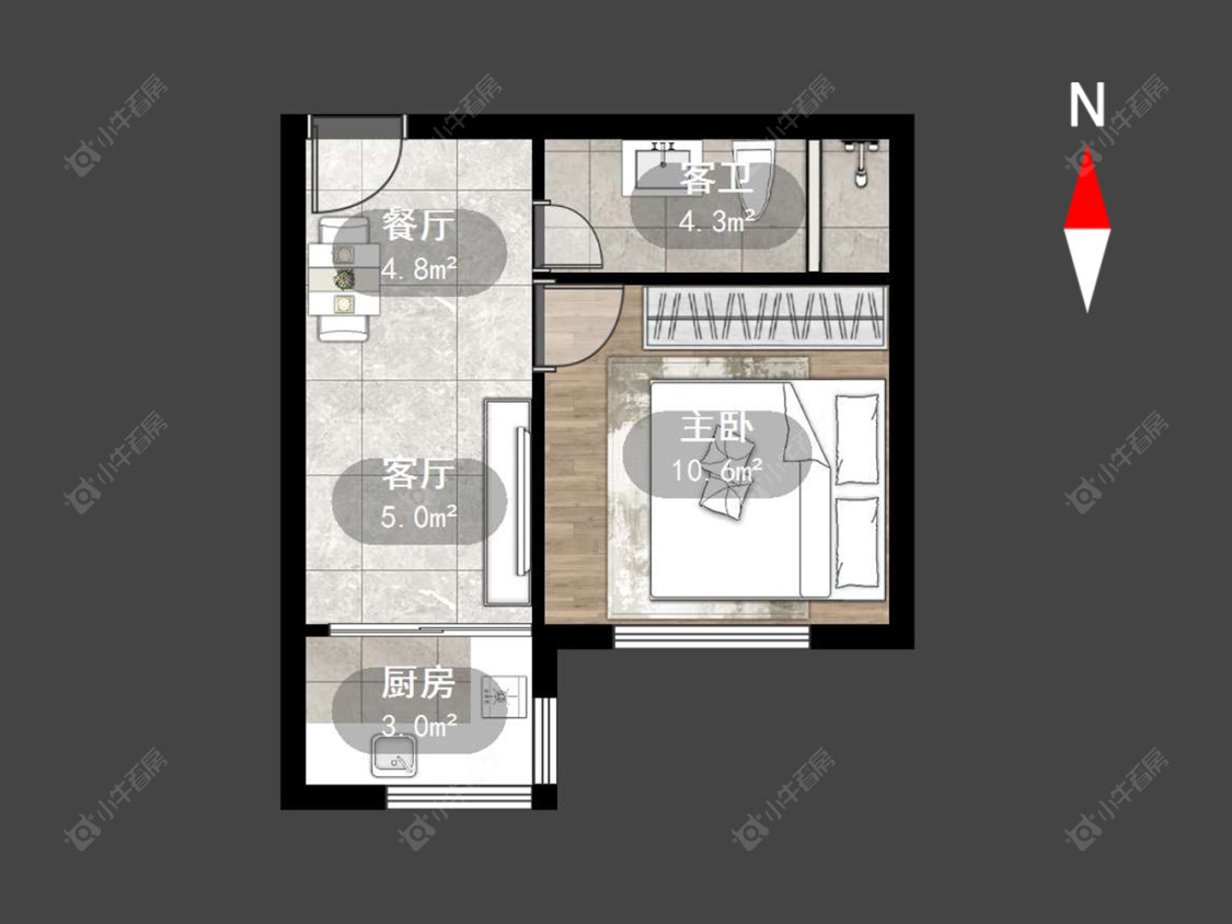 常州花园新村（钟楼）在售二手房源户型图_小牛看房