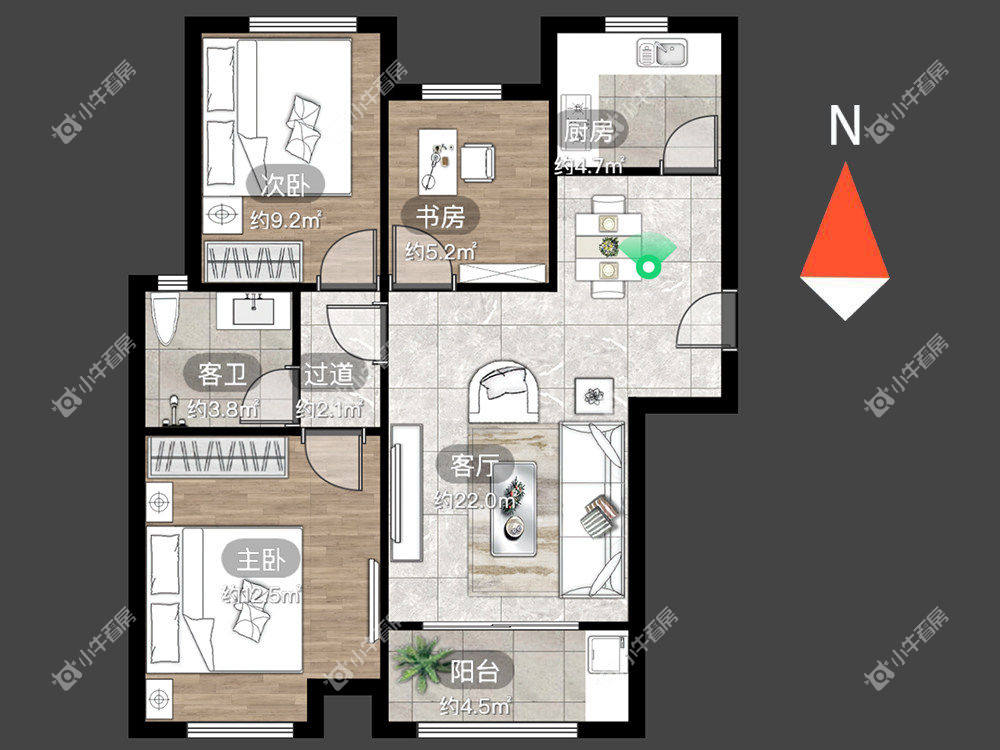 常州新城香悦半岛北区在租房源_小牛看房