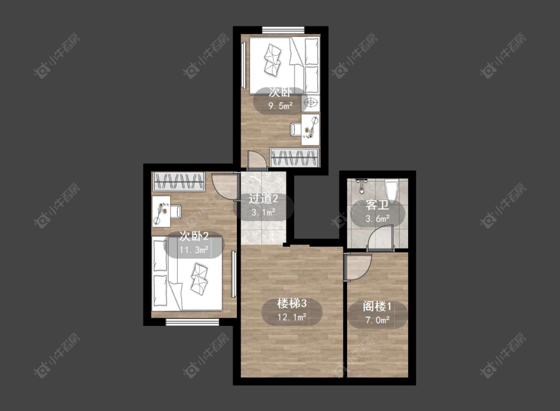 常州新民家园在售二手房源户型图_小牛看房