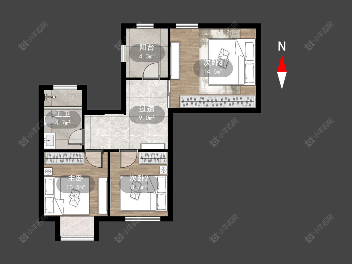 龙湖春江天玺房源户型图 常州龙湖春江天玺在售二手房源户型图_小牛看房