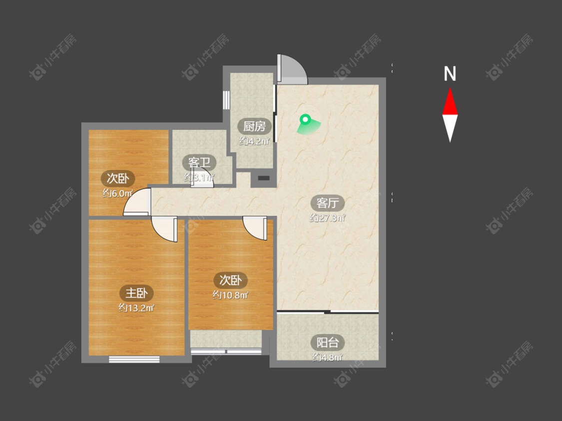常州金新鼎邦在售二手房源户型图_小牛看房
