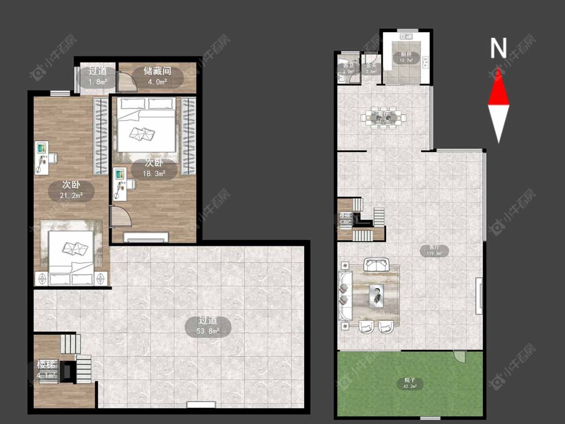 常州溪湖小镇在售二手房源户型图_小牛看房