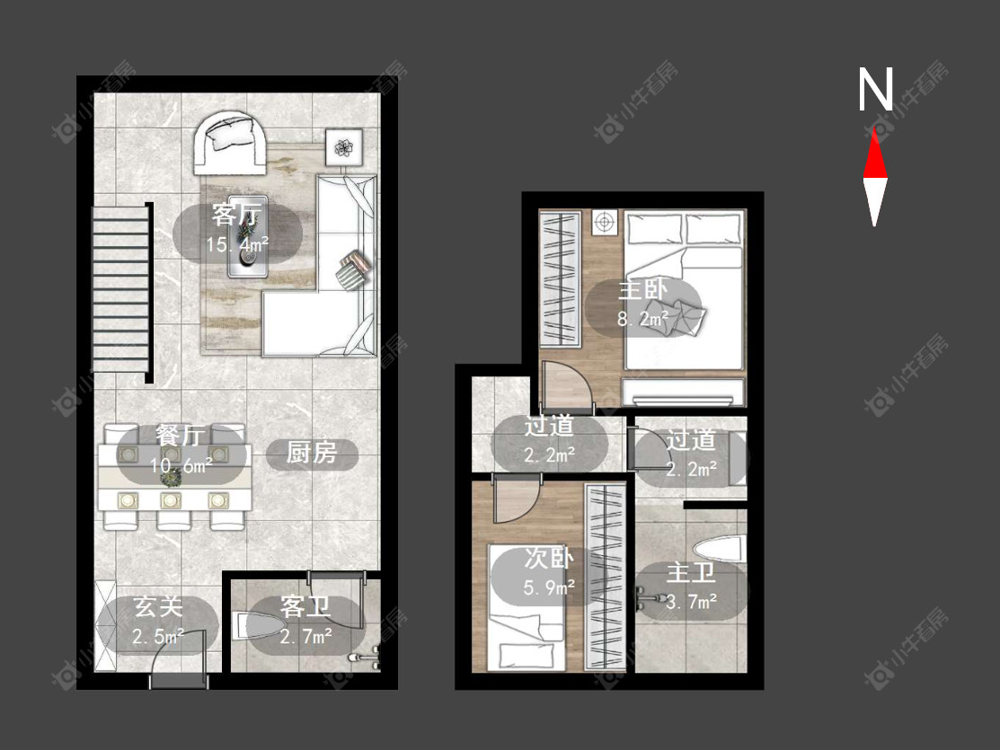 常州弘阳天下锦公寓在售二手房源户型图_小牛看房