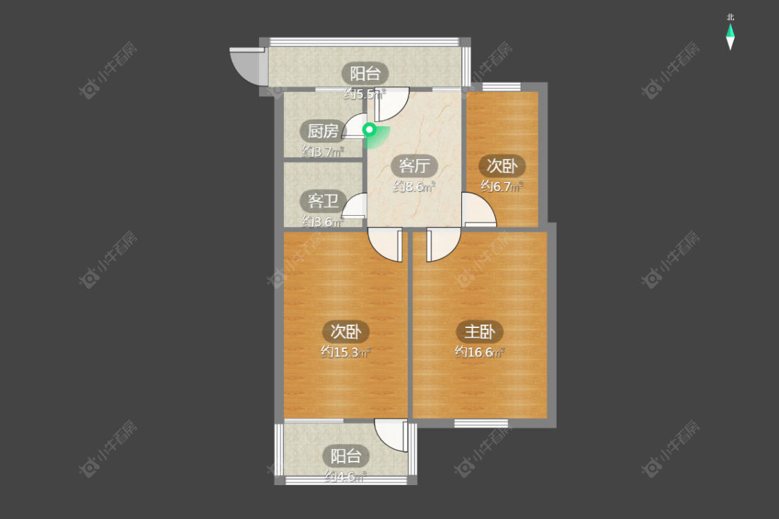 工人新村南房源户型图 常州工人新村南在售二手房源户型图_小牛看房
