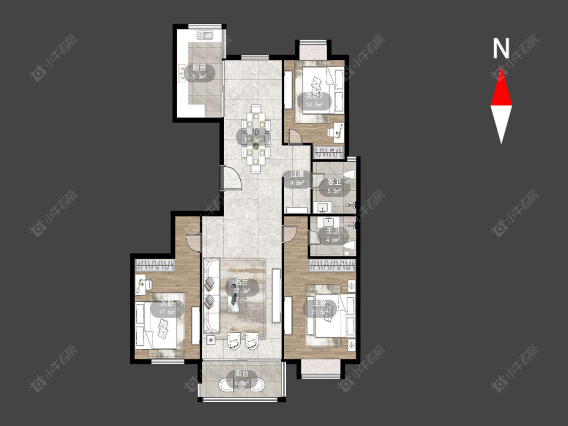 常州太阳花园在售二手房源户型图_小牛看房