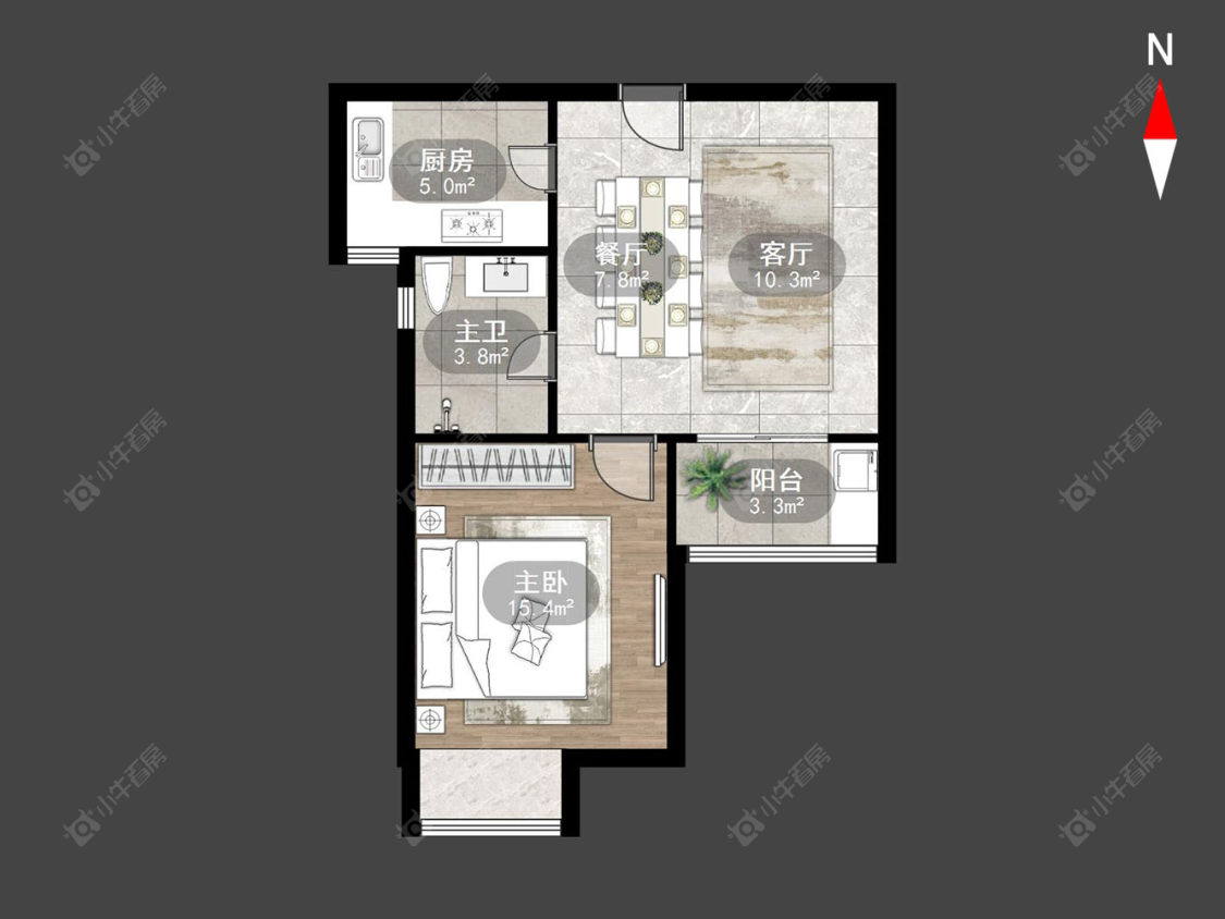 常州御城在售二手房源户型图_小牛看房
